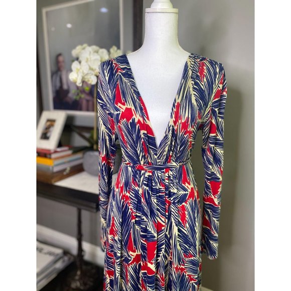 Rachel Pally Long Sleeve Kaftan Tie Waist Dress XS - Picture 2 of 7